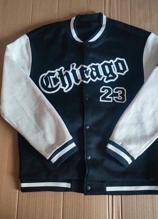 Veste universitaire streetwear noire et blanche taille S, marca: Shein, estado: Muy bueno, tamaño: S, 10,00 €, 11,20 € Protección al comprador incluida