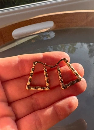 Gold stainless steel hoop earrings, waterproof and never worn, brand: Hey Harper, condition: New without tags, £6.50, £7.53 includes Buyer Protection