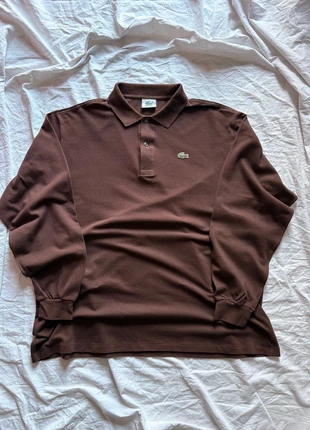 Lacoste | Polo maniche lunghe | Taglia 7 (XL/XXL) | Ottime condizioni | Marrone, brand: Lacoste, condizioni: Ottime, taglia: XL, €30.00, €32.20 include la Protezione acquisti