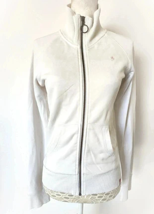 Veste EDC Esprit blanche insigne rose / Taille S 36, estado: Muy bueno, tamaño: S / 36 / 8, 14,99 €, 16,44 € Protección al comprador Pro incluida