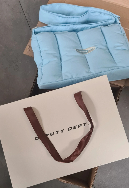 Deputy Department Puffer Bag Light Blue 1