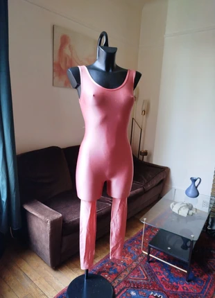 Combinaison vintage rose, brand: Vintage, condition: Good, size: XS / 34 / 6, €8.00, €9.10 includes Buyer Protection