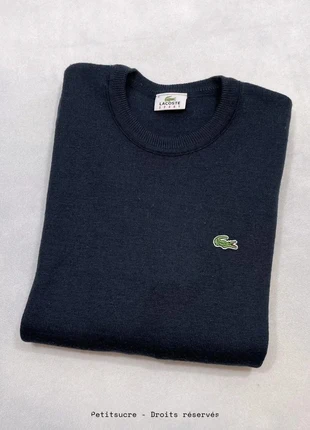 Pull Lacoste y2k Bleu Marine Homme col rond Old money Crew Neck - Taille XL /232R, marque: Lacoste, état: Très bon état, taille: XL, 49,00 €, 52,15 € Protection acheteurs (Pro) incluse