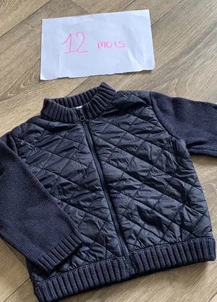 Veste demi saison - bout’chou - Marine - 12 mois , merk: Bout'chou, staat: Goed, maat: 12-18 maanden / 80 cm, € 10,00, € 11,20 inclusief Kopersbescherming