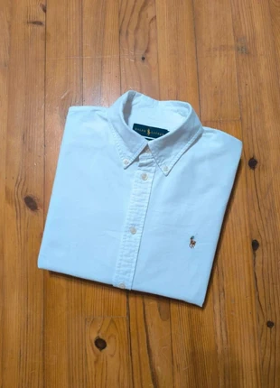 Chemise Manches longues - Ralph Lauren - Custom Fit - Logo brodé premium - Blanc - Taille XL enfant, marke: Ralph Lauren, zustand: Sehr gut, größe: S, 38,00 €, 40,60 € inklusive Vinted-Käuferschutz