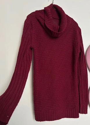 Maglione abito bordeaux con collo alto, estado: Bom, tamanho: Tamanho único, €3.00, €3.85 inclui Proteção do Comprador