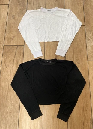 Lot deux pulls corps/tee-shirts manches longues Boohoo Taille S, merk: Boohoo, staat: Heel goed, maat: S / 36 / 8, € 7,00, € 8,05 inclusief Kopersbescherming