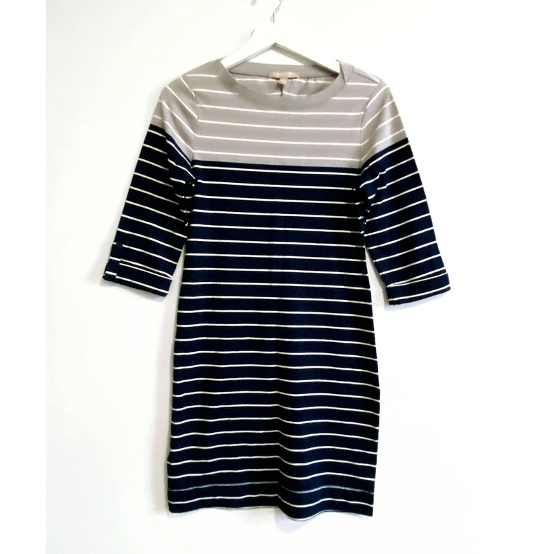 Banana Republic factory striped cotton dress Size XS, NWT 1