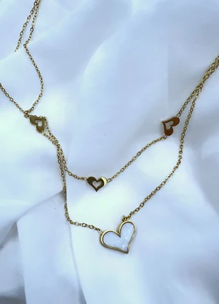 Collier cœur Acier inoxydable, brand: APM Monaco, condizioni: Nuovo senza cartellino, €12.99, €14.34 include la Protezione acquisti Pro