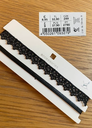 Lot de 2 colliers ras de cou, brand: Accessories, condition: New with tags, €4.00, €4.90 includes Buyer Protection