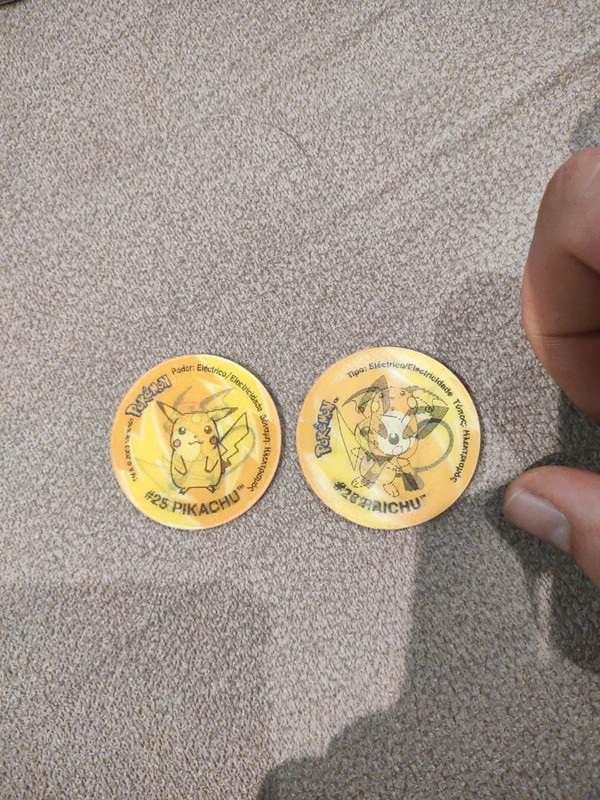 Tazos pokemon 1 raro