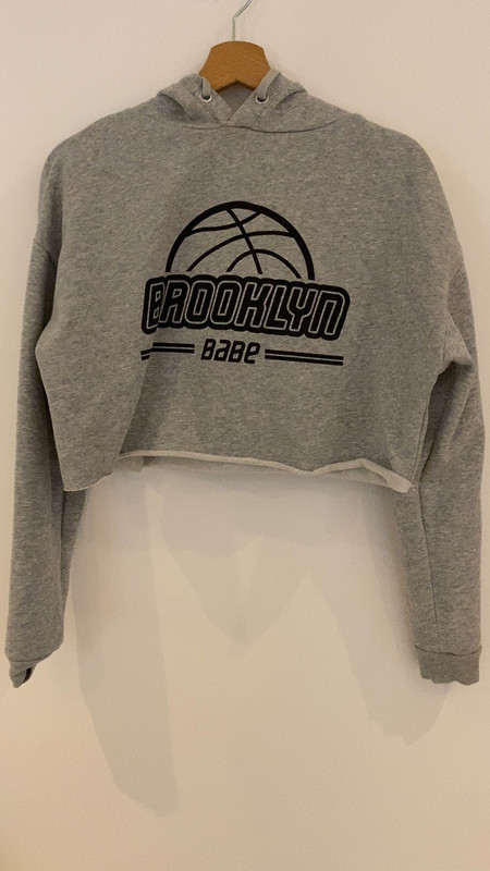 Sweat crop top fille hot sale