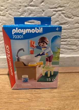 Playmobil plus poppetje aan wastafel, marque: Playmobil, état: Neuf avec étiquette, taille: 3 ans / 98 cm, 4,50 €, 5,43 € Protection acheteurs incluse