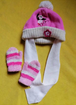 Bonnet et moufles , marque: Kung Fu Panda, état: Très bon état, taille: 3 ans / 98 cm, 2,00 €, 2,80 € Protection acheteurs incluse