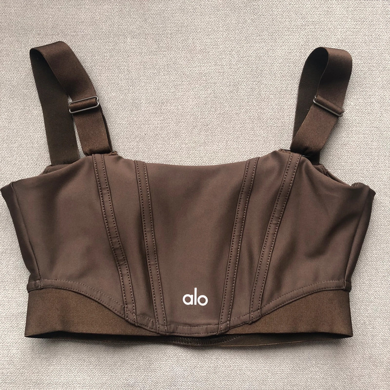 Alo Yoga Airlift Corset Bra Expresso XS 3