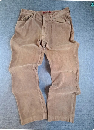 Pantalon En Velours Côtelé à pinces Overzise Corduroy marron coupe decontracte taille 42 - 491, marque: Carrera, état: Très bon état, taille: W33 | FR 42, 14,00 €, 15,40 € Protection acheteurs incluse