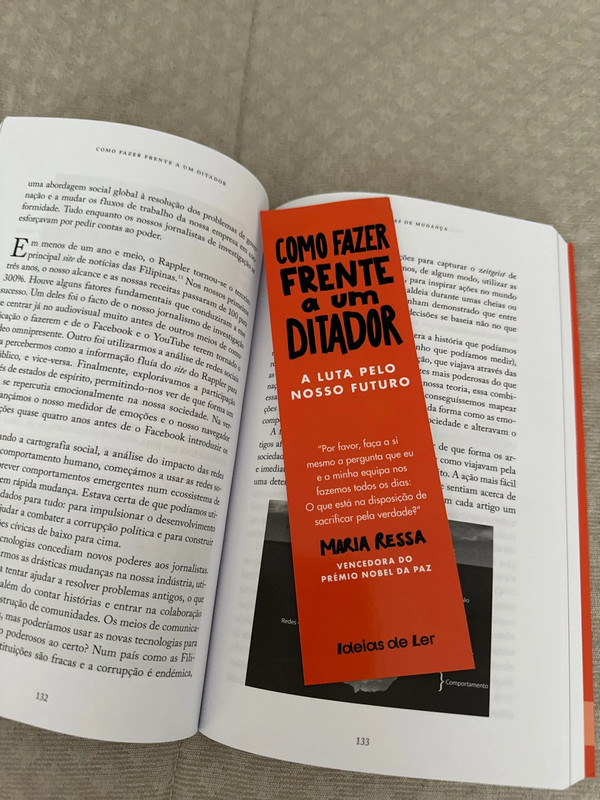 Livro Como Fazer Frente a um Ditador | Maria Ressa 3