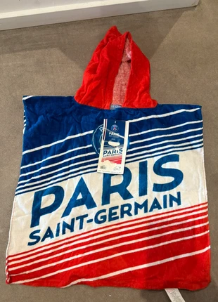 Poncho Serviette PSG Officiel – 100% Coton  Neuf, merk: Paris Saint-Germain, staat: Nieuw met prijskaartje, maat: Universeel, € 13,00, € 14,35 inclusief Kopersbescherming Pro