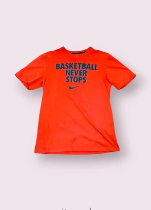 T-shirt Nike Dri-FIT Basketball Never Stops – Très bon état – Orange – Taille S – Logo brodé, marca: Nike, estado: Muy bueno, tamaño: S, 12,00 €, 13,30 € Protección al comprador incluida