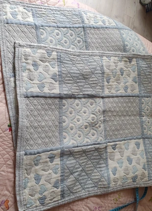 2 housses d oreiller pour déco de lit bleu , zustand: Sehr gut, 4,00 €, 4,90 € inklusive Vinted-Käuferschutz