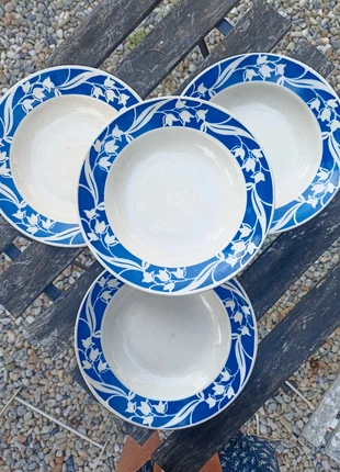 Lot de 4 assiettes creuses signées Badonviller, marque: Badonviller, état: Très bon état, 14,00 €, 15,40 € Protection acheteurs incluse