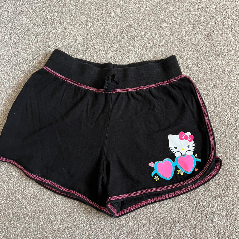 Y2K Hello Kitty Sweat Short Shorts L (10/12) 1