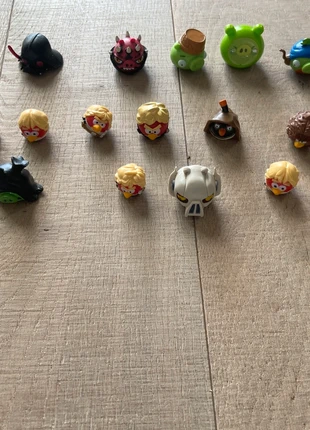 Lot figurines Angry Birds, marca: angry birds, estado: Muito bom, tamanho: 3 anos / 98 cm, €4.00, €4.90 inclui Proteção do Comprador