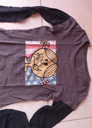 Tee-shirt little miss sunshine, marca: Mr men little miss, estado: Muito bom, tamanho: L / 40 / 12, €4.00, €4.90 inclui Proteção do Comprador