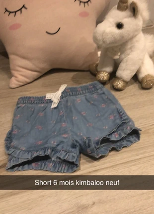 Short fille , marque: Kimbaloo, état: Neuf sans étiquette, taille: 6-9 mois / 68 cm, 1,50 €, 2,28 € Protection acheteurs incluse