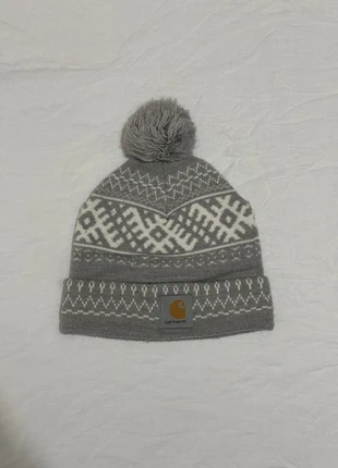 Berretto con Pon Pon Carhartt, merk: Carhartt, staat: Nieuw zonder prijskaartje, maat: Universele maat, € 15,00, € 16,45 inclusief Kopersbescherming