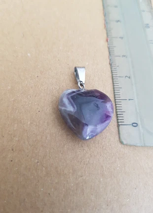 Coeur pendentif amethyste neuf , marke: Amethyste, zustand: Neu, mit Etikett, 10,00 €, 11,20 € inklusive Vinted-Käuferschutz