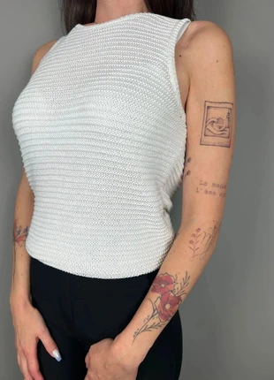 Débardeur Lauren Ralph Lauren blanc maille sans manches - M femme - coton mercerisé RLLS 93, marque: Ralph Lauren, état: Très bon état, taille: M / 38 / 10, 5,40 €, 6,37 € Protection acheteurs (Pro) incluse