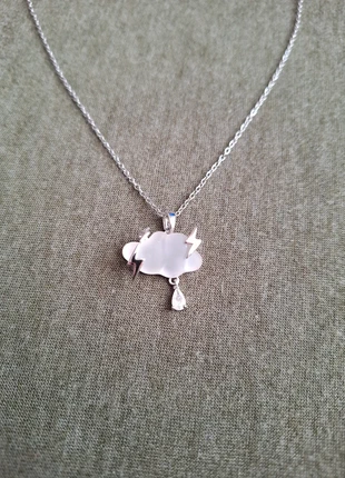Steel Storm Cloud Necklace 16inch, condition: New without tags, £5.00, £5.95 includes Buyer Protection