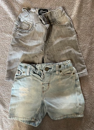lot 2 shorts en jean, garçon, 12M - gris & bleu clair, brand: Denim Co, condition: Very good, size: 12-18 months / 80 cm, €2.00, €2.80 includes Buyer Protection