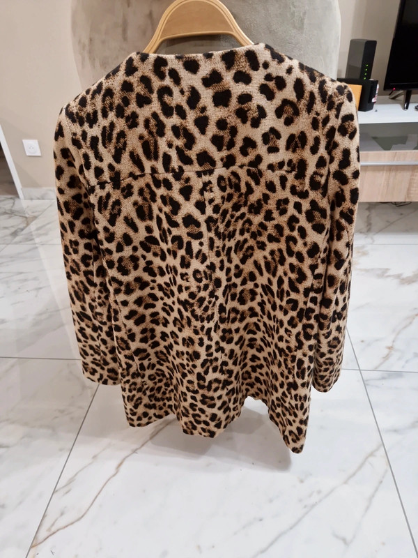 Zara on sale blazer leopard