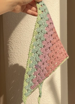 Bandana en crochet - Coloré, marca: Printemps, estado: Nuevo sin etiquetas, 10,00 €, 11,20 € Protección al comprador incluida