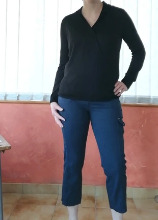 Pantacourt bleu marine, brand: Camaïeu, condition: Very good, size: M / 38 / 10, €3.00, €3.85 includes Buyer Protection