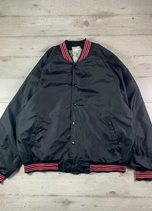 Blouson varsity jacket vintage Y2K Hartwell Made in USA noir – Taille XXL, merk: Vintage Dressing, staat: Goed, maat: XXL, € 20,00, € 21,70 inclusief Kopersbescherming Pro