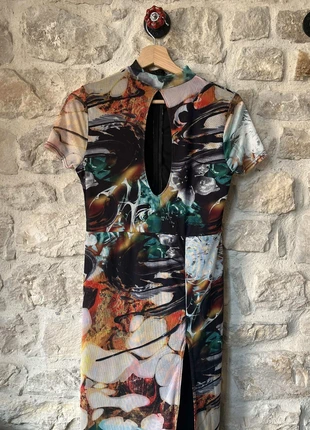 Robe longue avec fente imprimé style japonais PLT, brand: PrettyLittleThing, condition: New without tags, size: M / 38 / 10, €35.00, €37.45 includes Buyer Protection