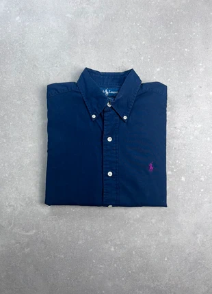 Chemise Unie Ralph Lauren | Taille S Homme Blake | Marine Coton Logo Brodé Rose | B1, merk: Ralph Lauren, staat: Heel goed, maat: S, € 30,00, € 32,20 inclusief Kopersbescherming