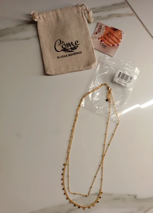 Collier double rang neuf de chez Côme 🎁, merk: Côme, staat: Nieuw met prijskaartje, € 40,00, € 42,70 inclusief Kopersbescherming