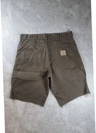 S78. Carhartt workwear Short Cargo rework - Regular Pant - Marron/Kaki - W32/FR42, marke: Carhartt, zustand: Sehr gut, größe: W32 | DE 48, 33,25 €, 35,61 € beinhaltet Vinted-Käuferschutz Pro