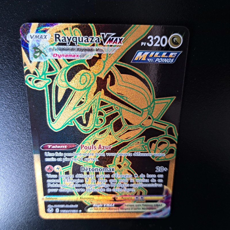 Carte pokemon Rayquaza Vmax TG29/TG30 - Tempête argentée 5