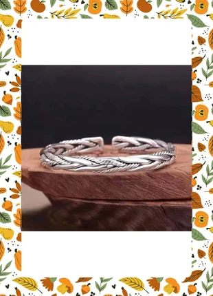 Bracelet jonc, mailles entrelacés, plaqué argent, reglable, marque: Argent, état: Neuf sans étiquette, 5,99 €, 6,99 € Protection acheteurs incluse