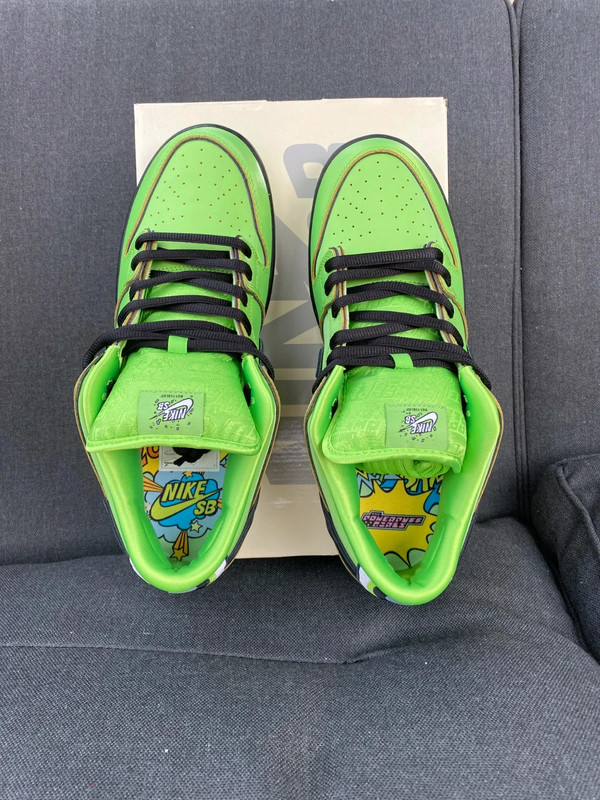 Dunk SB low Powerpuff buttercup 4