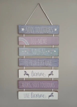 Déco chambre licorne, marque: Centrakor, état: Neuf sans étiquette, 5,00 €, 5,95 € Protection acheteurs incluse