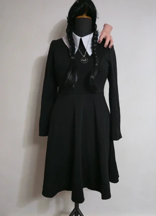 Costume Cosplay Mercoledi addams, famiglia addams, carnevale feste in maschera Taglia M ,Wednesday, marque: addams family, état: Neuf sans étiquette, taille: M / 38 / 10, 39,00 €, 41,65 € Protection acheteurs incluse