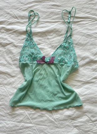débardeur vintage coquette bleu clair à paillettes, marke: COQUETTE, zustand: Sehr gut, größe: M / 38 / 10, 22,00 €, 23,80 € beinhaltet Vinted-Käuferschutz Pro