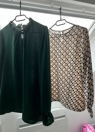 Lot de 2 blouses élégantes Shein neuves - tendance & chic - taille M, brand: Shein, condition: New without tags, size: M / 38 / 10, €4.00, €4.90 includes Buyer Protection