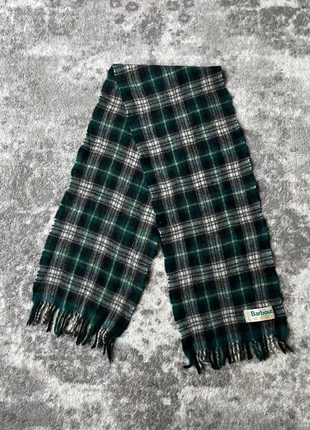Écharpe Barbour verte carreaux laine scarf green wool made in Scotland, brand: Barbour, condition: Satisfactory, €15.00, €16.45 includes Buyer Protection Pro